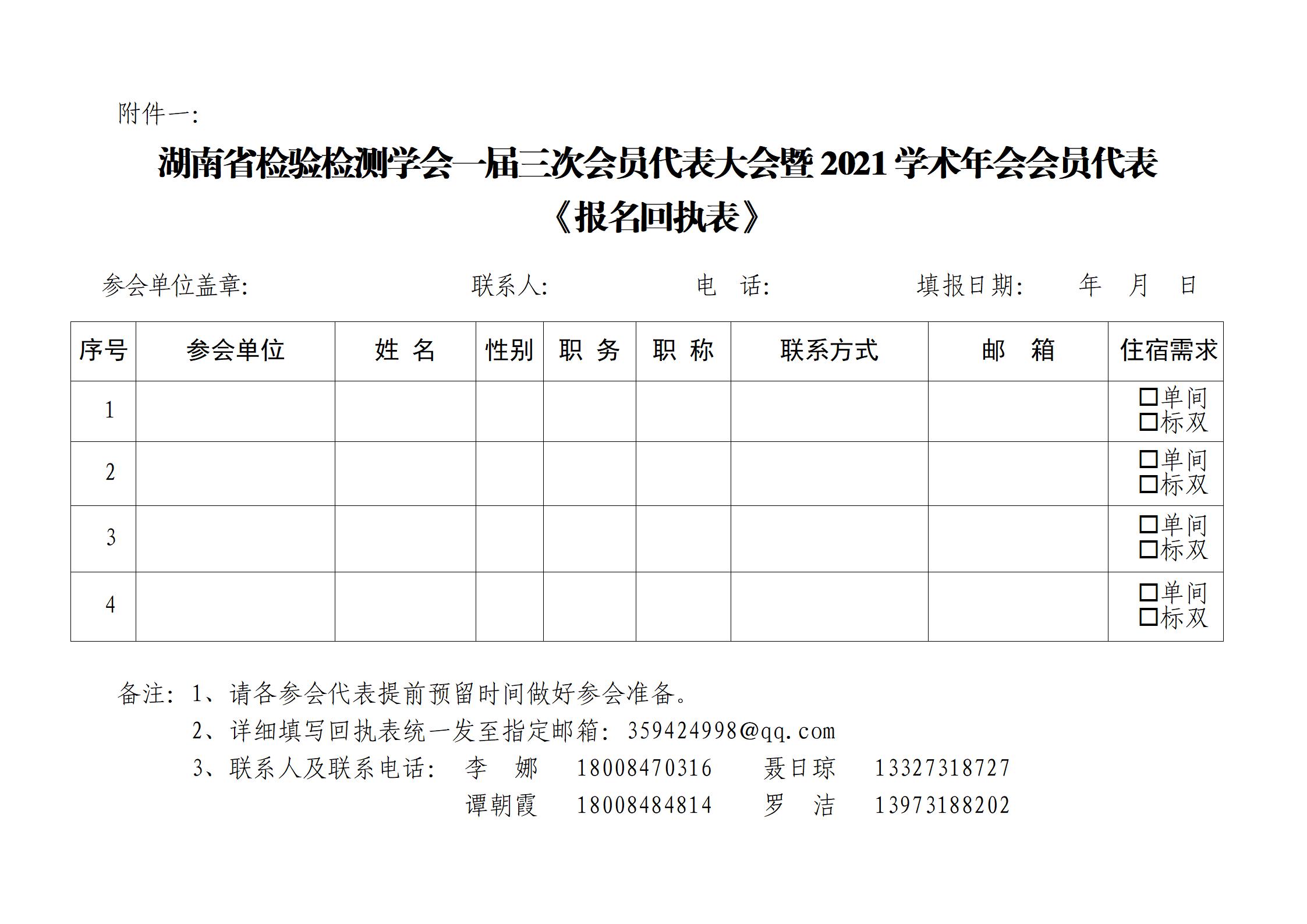 【会议通知】关于召开湖南省检验检测学会一届三次会员代表大会暨2021学术年会的预通知(图5)